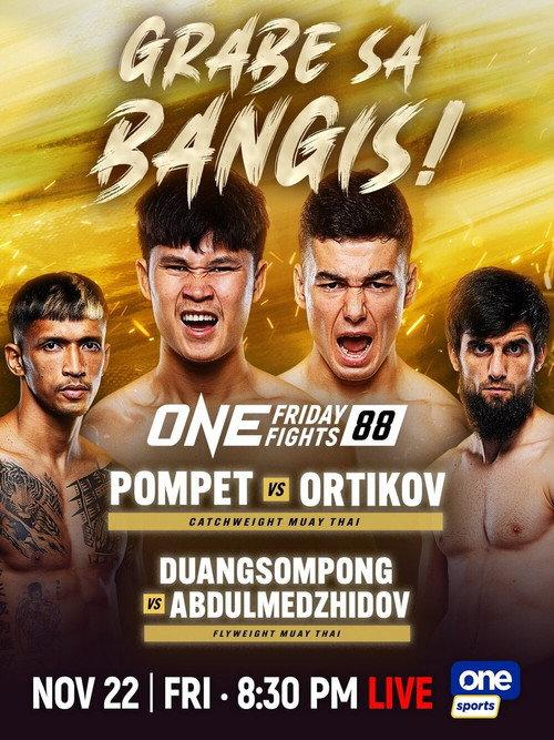 ONE Friday Fights 88: Pompet vs. Ortikov 2024 official movie poster