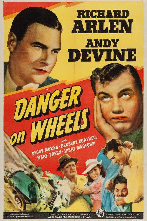 Danger On Wheels 1940 official movie poster