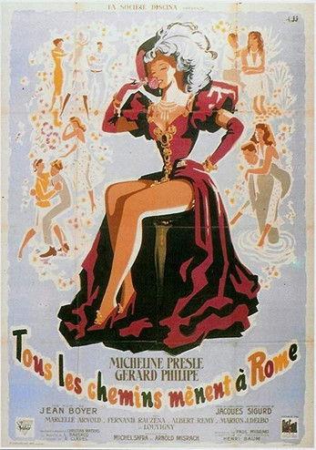 All Roads Lead to Rome 1949 official movie poster