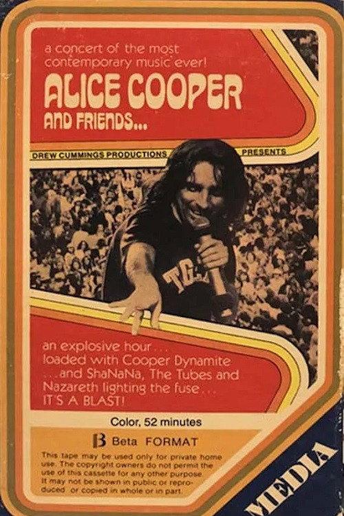 Alice Cooper and Friends 1978 official movie poster