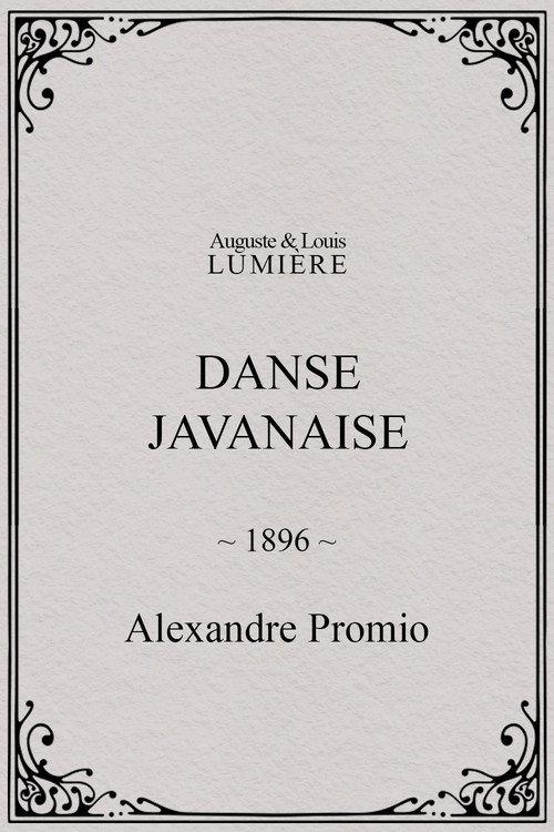 Javanese Dance 1896 official movie poster
