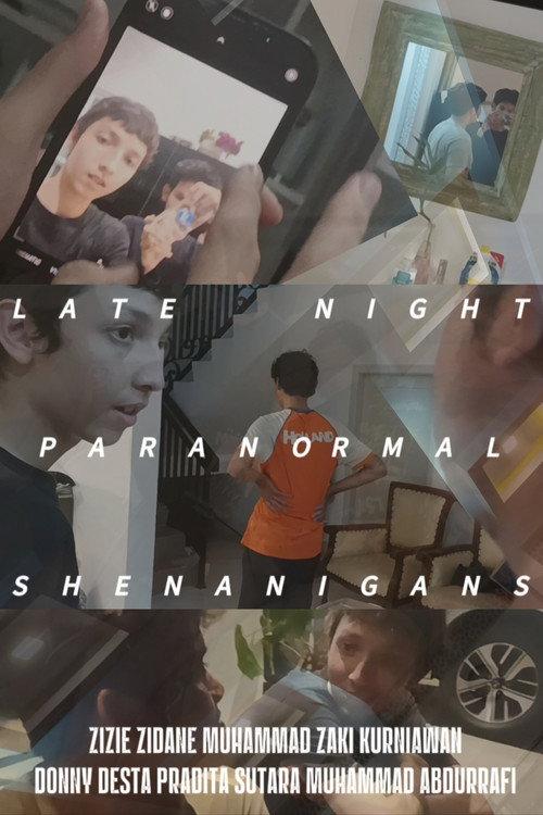 Late Night Paranormal Shenanigans 2023 official movie poster