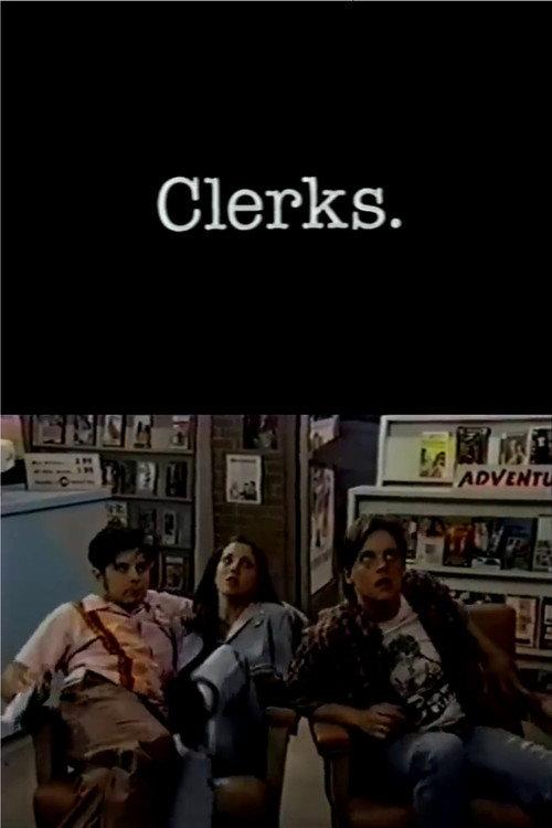Clerks. 1995 official movie poster