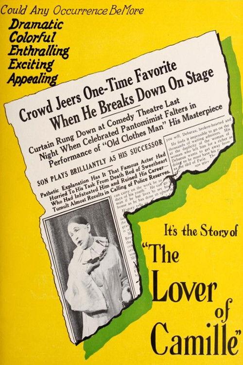The Lover of Camille 1924 official movie poster