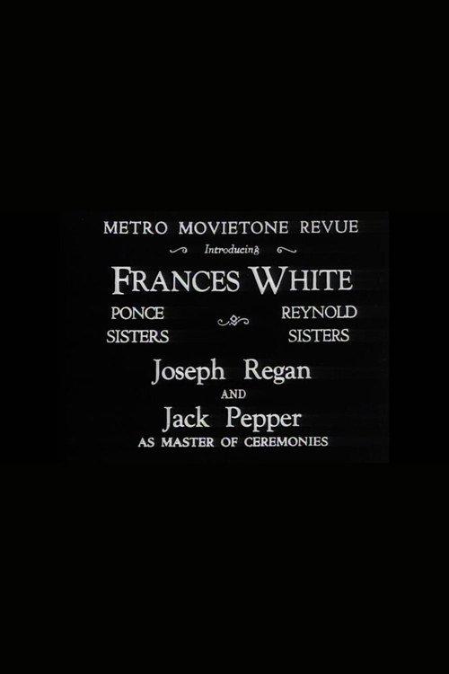 Metro Movietone Revue #3 1930 official movie poster