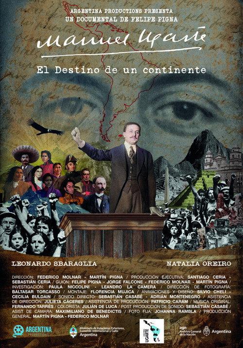 Manuel Ugarte: El destino de un continente 2023 official movie poster