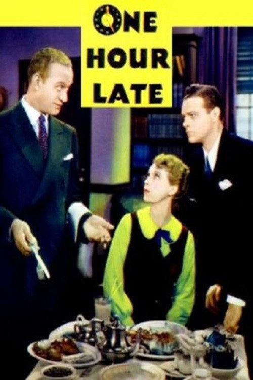 One Hour Late 1934 official movie poster
