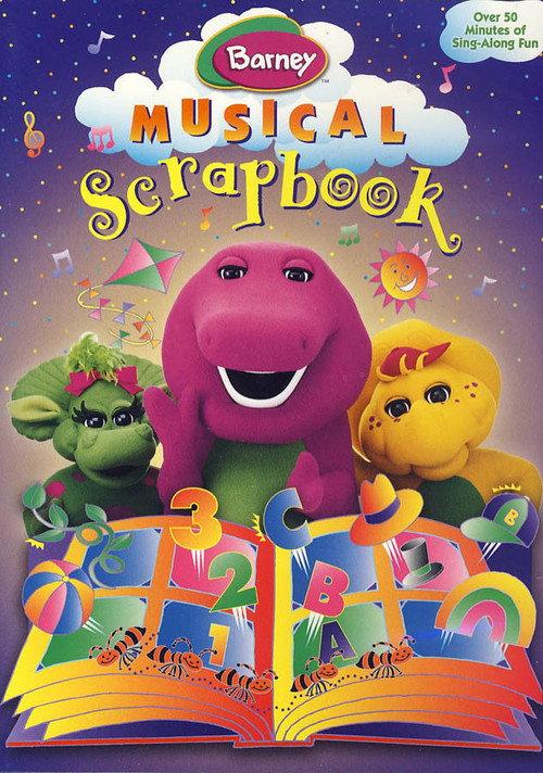 Barney's Musical Scrapbook 1997 official movie poster