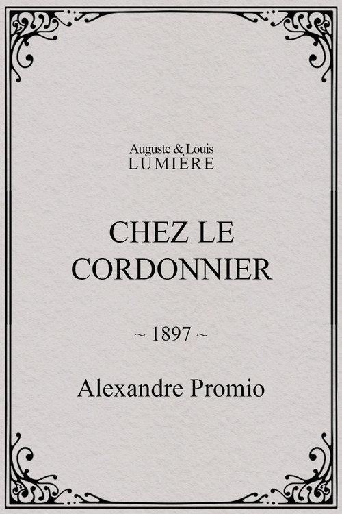 Chez le cordonnier 1897 official movie poster