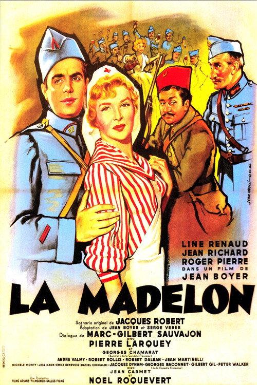 La Madelon 1955 official movie poster