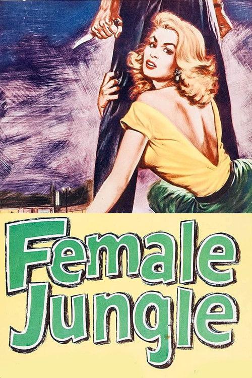 Female Jungle 1956 official movie poster