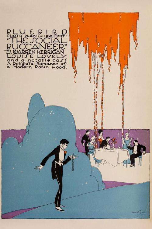 The Social Buccaneer 1916 official movie poster