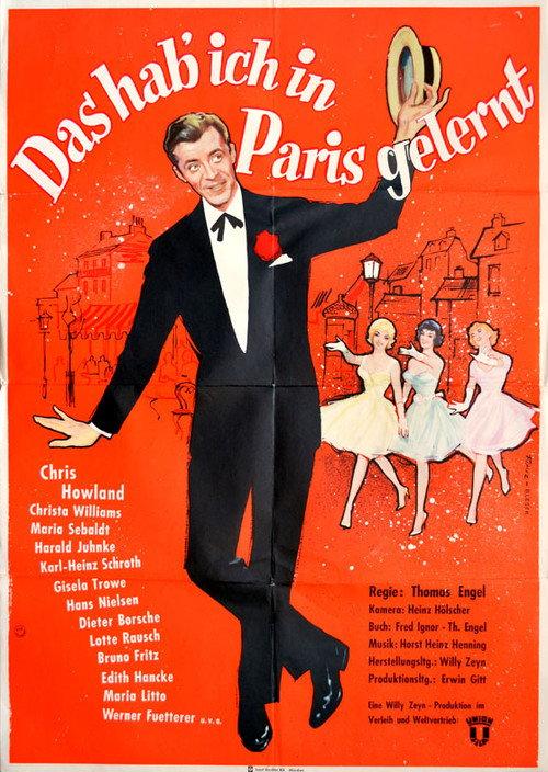 Das hab ich in Paris gelernt 1960 official movie poster