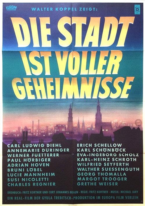 Secrets of the City 1955 official movie poster