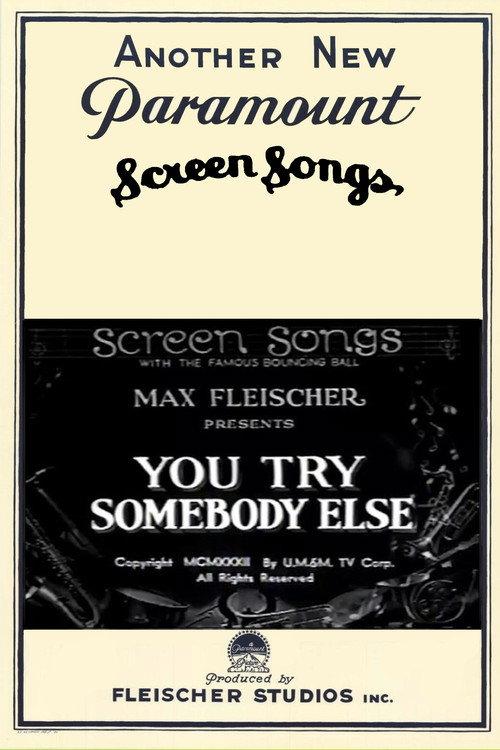 You Try Somebody Else 1932 official movie poster