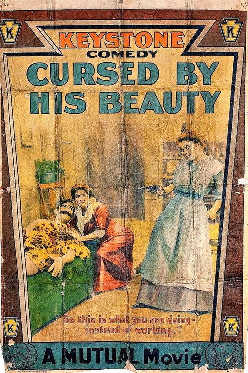 Cursed by His Beauty 1914 official movie poster