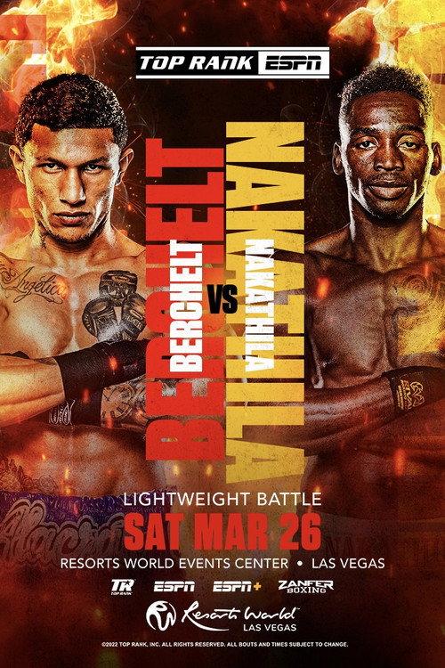 Miguel Berchelt vs. Jeremiah Nakathila 2022 official movie poster