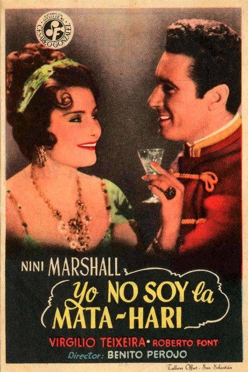 Yo no soy la Mata-Hari 1950 official movie poster