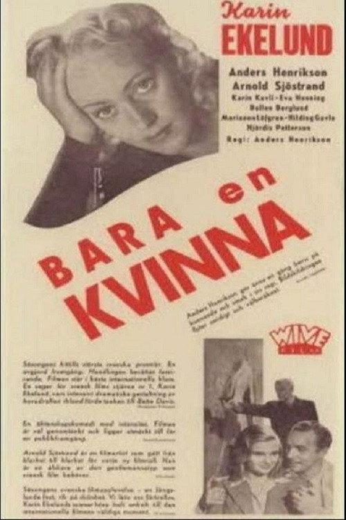 Bara en kvinna 1941 official movie poster