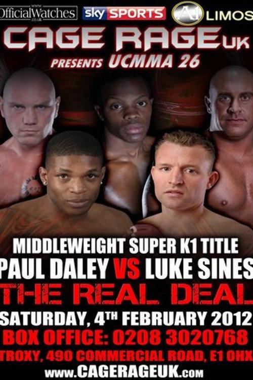 UCMMA 26: The Real Deal 2012 official movie poster