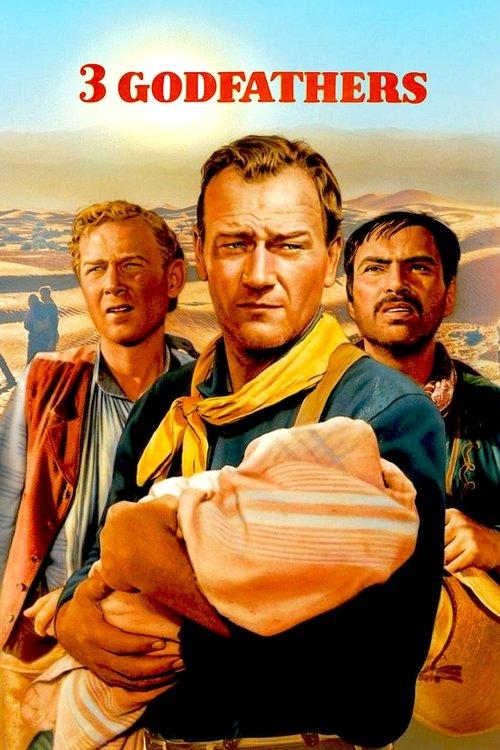 3 Godfathers 1948 official movie poster