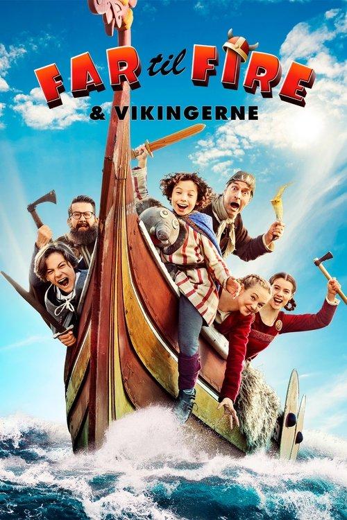 Father of Four and the Vikings 2020 official movie poster