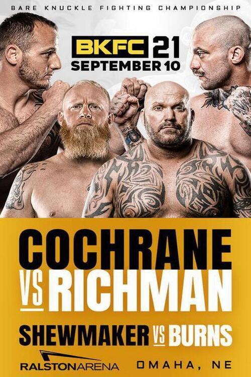BKFC 21: Richman vs. Cochrane 2021 official movie poster