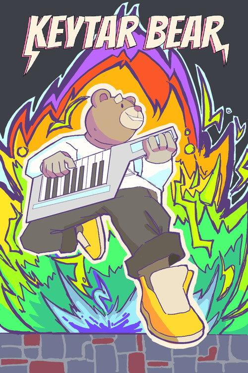Keytar Bear 2025 official movie poster