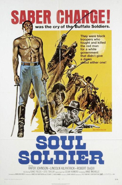 The Red, White, and Black 1970 official movie poster