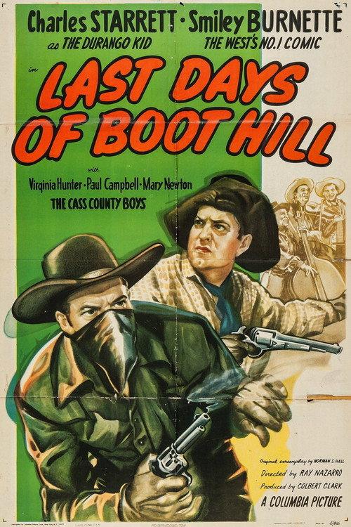 Last Days of Boot Hill 1947 official movie poster