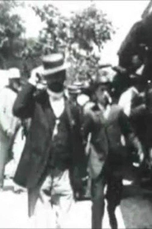Tramway à vapeur et passagers 1896 official movie poster