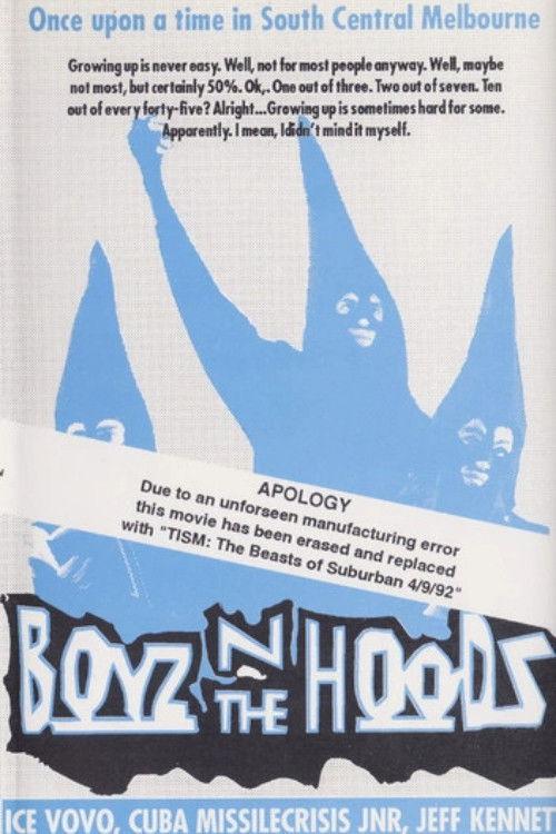 TISM: Boyz 'N The Hoodz 1992 official movie poster