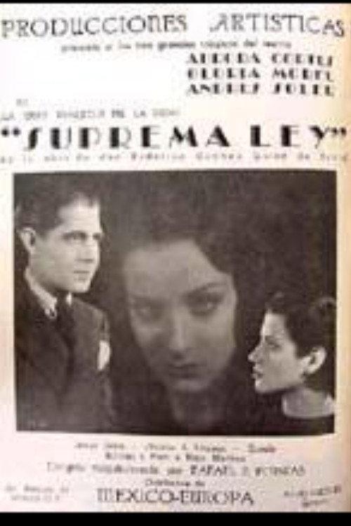 Suprema ley 1937 official movie poster
