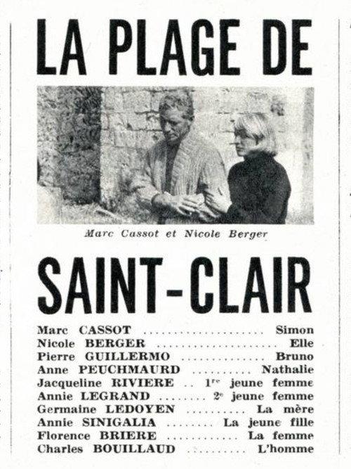La Plage de Saint-Clair 1962 official movie poster