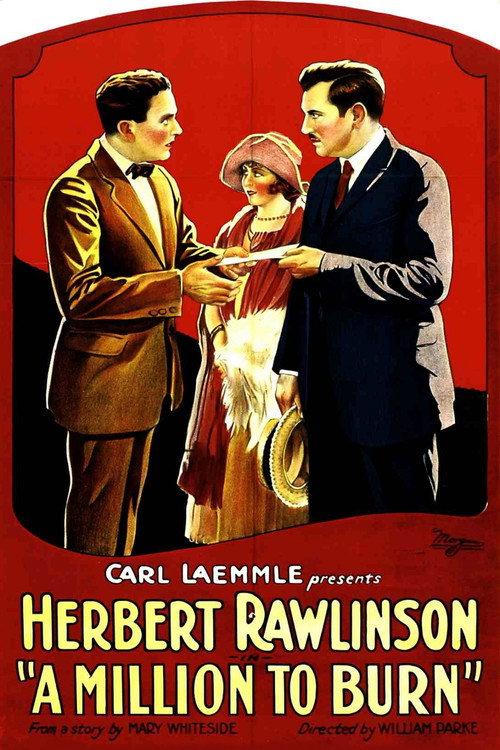 A Million to Burn 1923 official movie poster