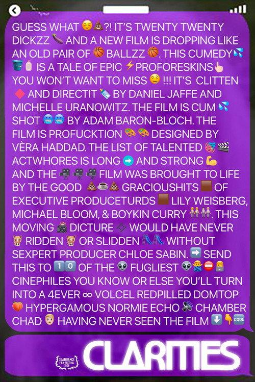 Clarities 2026 official movie poster