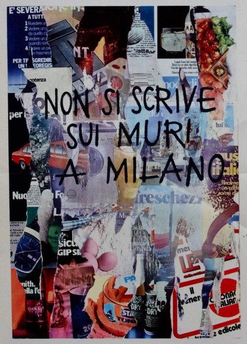 Non si scrive sui muri a Milano 1975 official movie poster