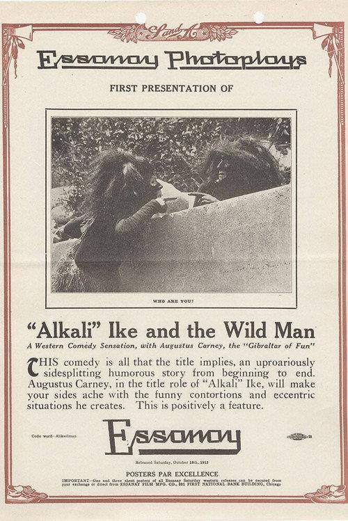Alkali Ike and the Wildman 1913 official movie poster