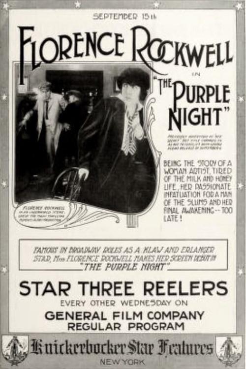 The Purple Night 1915 official movie poster