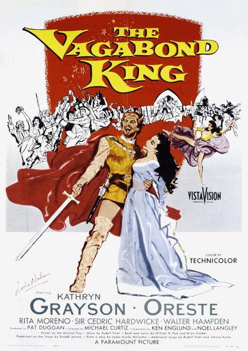 The Vagabond King 1956 official movie poster