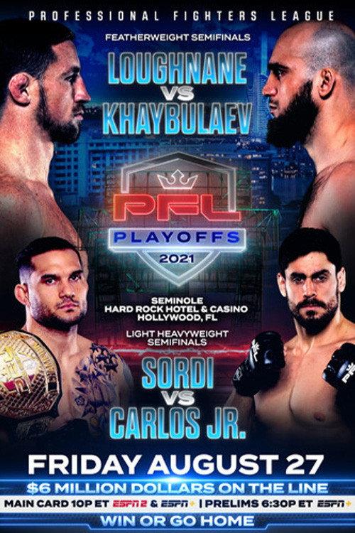 PFL 2021 #9: Playoffs - Loughnane vs Khaybulaev 2021 official movie poster