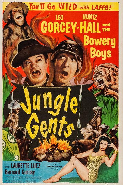 Jungle Gents 1954 official movie poster