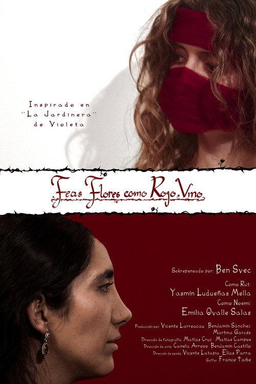 Feas Flores como Rojo Vino  official movie poster