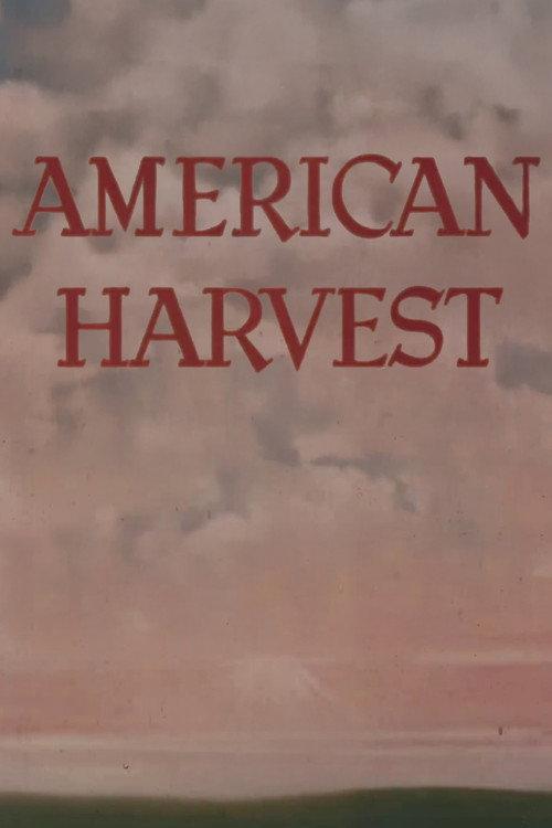 American Harvest 1951 official movie poster