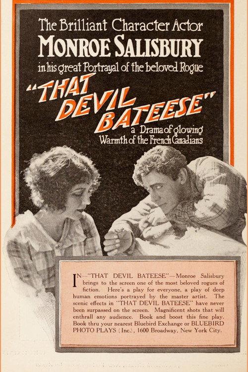 That Devil, Bateese 1918 official movie poster