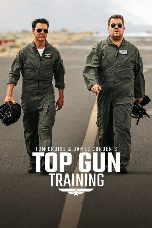 James Corden's Top Gun Training with Tom Cruise 2022 official movie poster