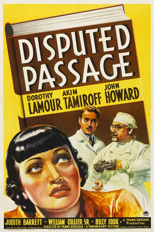 Disputed Passage 1939 official movie poster