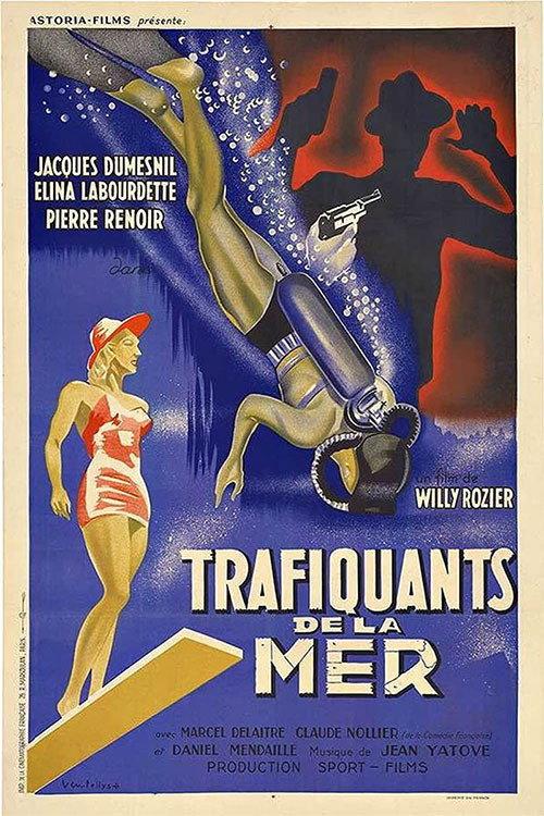 Trafiquants de la mer 1947 official movie poster