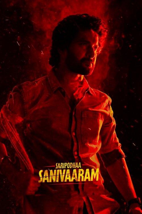 Saripodhaa Sanivaaram 2024 official movie poster