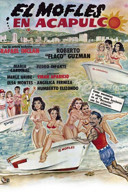 El Mofles en Acapulco 1990 official movie poster